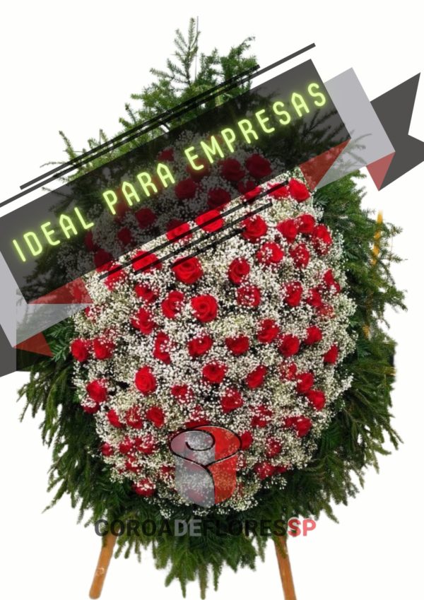 Coroa de Flores Ideal para Empresas SP 30